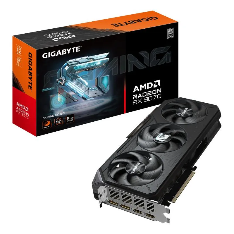 GIGABYTE GeForce RTX 5070 WINDFORCE OC SFF 12G Carte Graphique - 12Go GDDR7, 192 bits, PCI-E 5.0, 2542 MHz Core Clock, 3 x DP 2.1a, 1 x HDMI 2.1b, NVIDIA DLSS 4, GV-N5070WF3OC-12GD